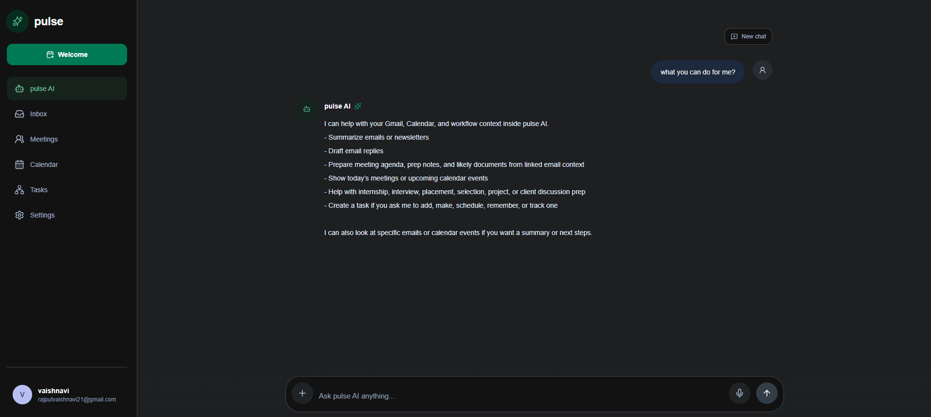 Pulse project preview